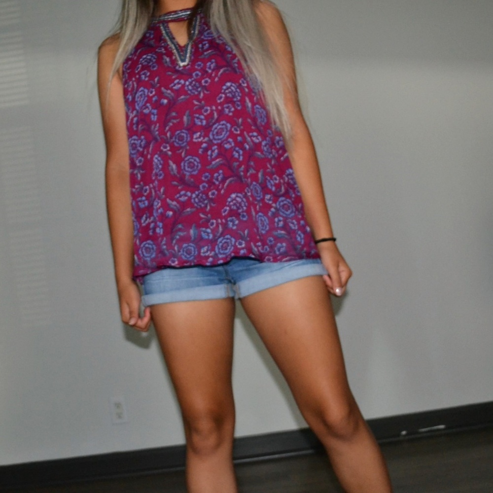 Hollister Floral Shirt